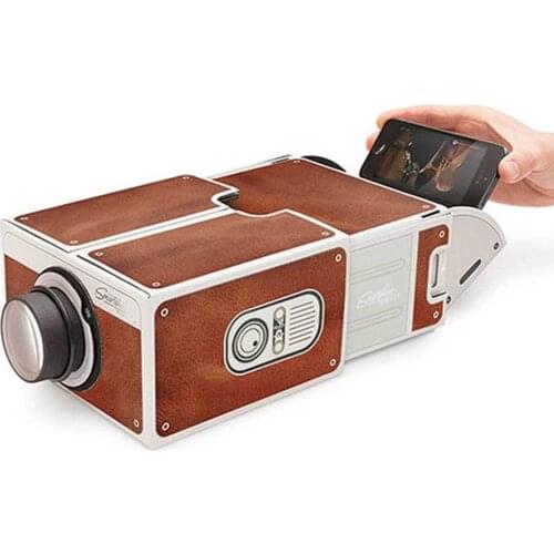 DIY Mini Smartphone Projector Portable Phone Projector Mobile Phone Home Theater Cinema Projects Accessories