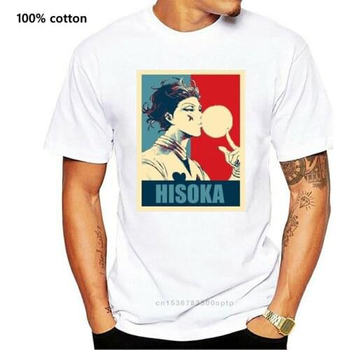 Hisoka T Shirt Hxh Hisoka T Shirt Funny 100 Cotton Tee Shirt Big Mens Casual Print Short Sleeve Tshirt