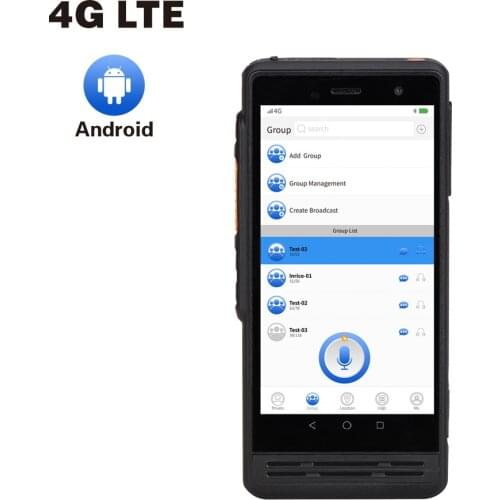 Inrico 4G Network radio S300 Android 8.1 LTE POC Radio global call IP67 Waterproof 4600mAh Battery work with Real-ptt Zello