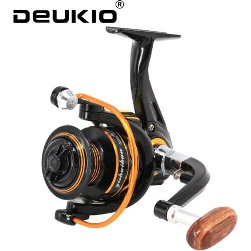 DEUKIO Summer Fishing Reel 5.0:1 High Speed Spool Spinning Fishing Reel GF1000-6000 13KG Max Drag Stainless Steel Carp Pesca