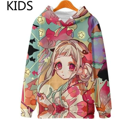 Classic Popular Kids Hoodies Toilet Bound Hanako Kun Hoodie Men Women Threaded long sleeves Sweatshirt Boys Girls Anime Hoody
