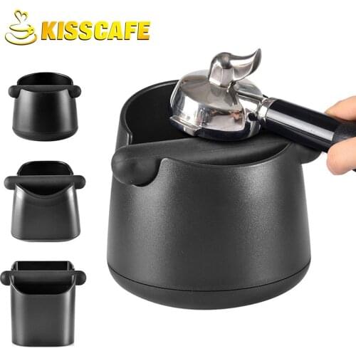 Hot Sale Coffee Grind Knock Box And Espresso Dump Bin Coffee Tamper Knock Box Deep Bent Design Coffee Accessorie Multiple