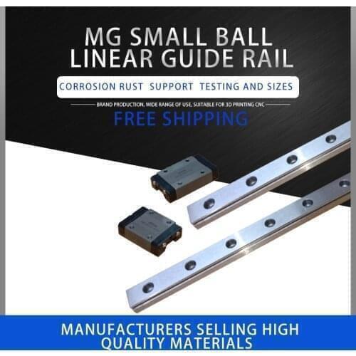 Linear guide Alloy Steel ANDE MGWC MGWH slide block with 15mm linear guide rail From 100 to 2000mm for 3d printer CNC