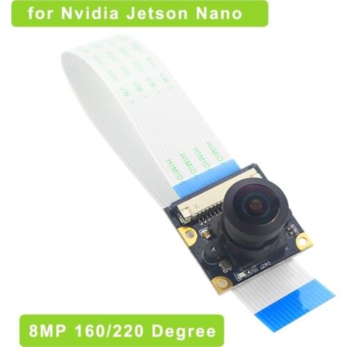 8MP Camera Module for Nvidia Jetson Nano IMX219 Sensor 160/200 Degree Focal Adjustabl Webcam NVIDIA Camera for NVIDIA