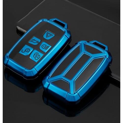 Soft TPU Car Key Case Cover For Land Rover Range Rover Sport Evoque Freelander For Jaguar XF XJ XE XJL XF Holder Shell Ring