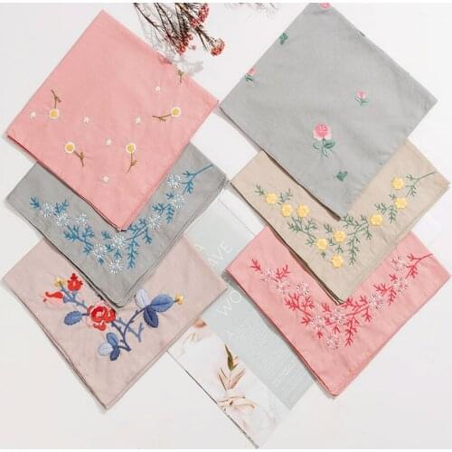 2020 new DIY handkerchief handmade embroidery beginner material package creative Valentines Day gift, buy one get one free