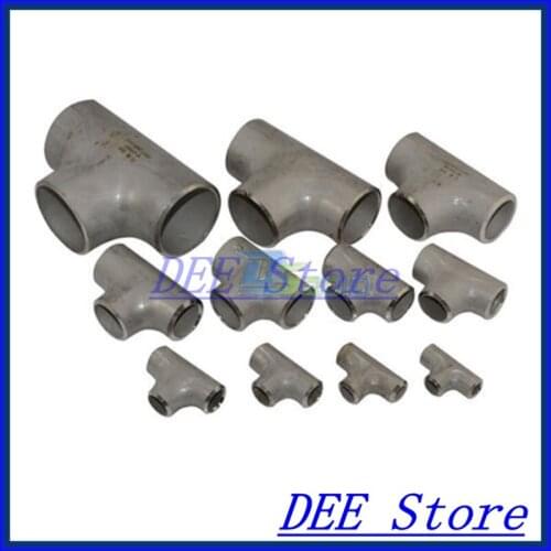 New 60MM Tee 3 way Stainless Steel 304 Butt Weld Pipe Fitting SS304