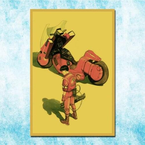 Japanese Anime Movie Akira Poster Art Silk Canvas Retro Print For Home Room Decor-023