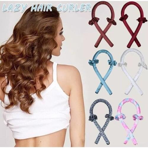 Heatless Curling Rod Headband Lazy Sleeping Curling Iron Hair Wave Curler No Heat DIY Roller Hair dressing Tools