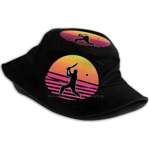 Cricket Gift Design Uv Protection Foldable Bucket Hats Women Men Cricket