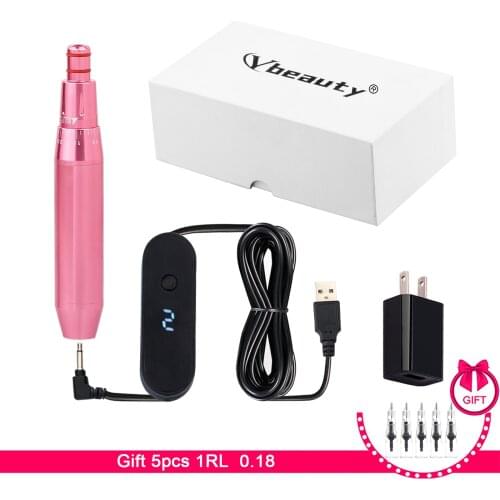 Tuffking Professional Permanent Makeup Machine Rotary Pen Tattoo Machine Pen For Eyebrow Eyeliner Lip MTS Machine Tattoo Kits