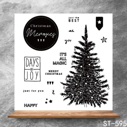 Lush leaves Transparent Clear Stamps DIY Scrapbooking Album Card Making DIY Decoration Making Embossing Stencil