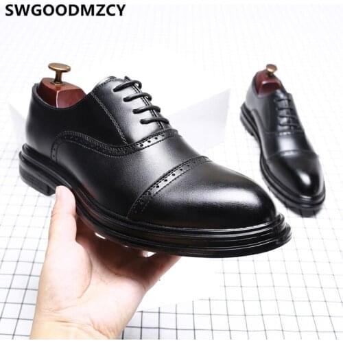 Luxury men formal shoes classic brown dress Business elegant shoes for men Coiffeur luxury brand elevator shoes for men ayakkabi