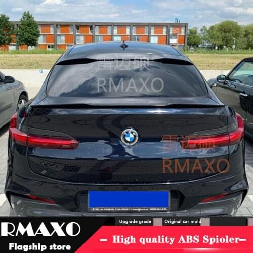 For BMW G02 X4 Spoiler 2019-2020 lip spoiler ABS Material Car Rear Wing Primer Color Rear Spoiler For BMW X4 G02 Spoiler