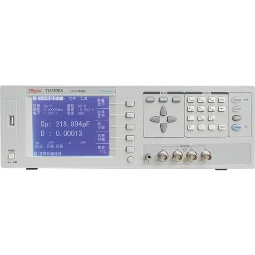 TH2826A 20Hz-2MHz High Speed Digital LCR Tester Resistance Meter ESR Test Machine