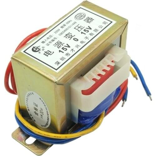 EI-30W type 30W transformer 220V to double 15V 1A 15V×2 15V-0-15V can be used for single 30V