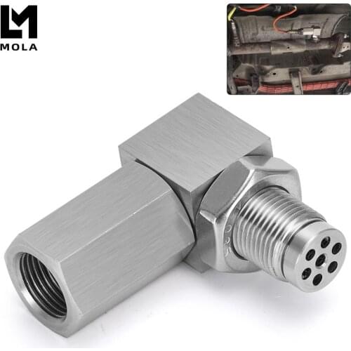 Universal Oxygen Sensor Extender 90 Degree 02 Bung Extension Catalytic Converter O2 Oxygen Sensor Spacer OSE02