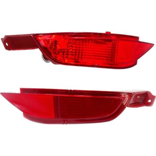 VODOOL 1pc Left Right Rear Bumper Reflector Light Fog Lamp Assembly Fits for Ford Fiesta Mk6 Mk7 Auto Housing Replacement Parts