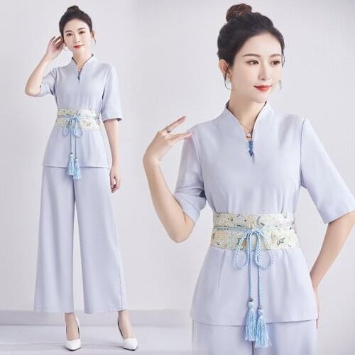Beauticians Work Clothes Womens Spring And Summe Health Center Spa Uniform Set Beautician Uniform Salon