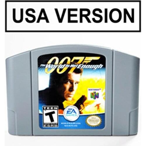 007 the world is not enough For 64 Bit Game Cartridge USA Version NTSC Format