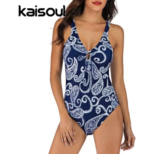 2021 Sexy One Piece Swimsuit Push Up Swimwear Women Ruffle Monokini Print Shoulder Swimsuit Bodysuit Bathing Suit Swim Wear