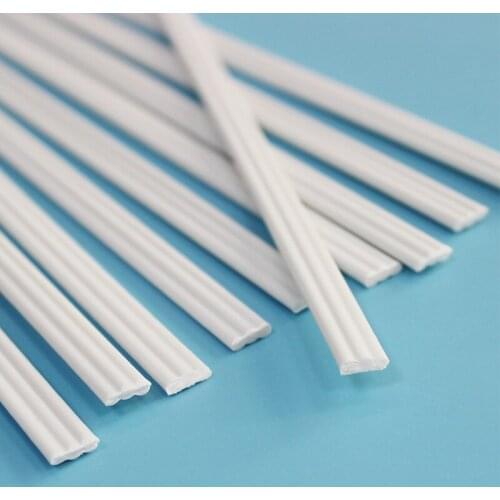 White PVC welding rods for plastic repair hot air gun solder soldering station tools