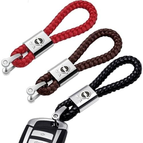 Leather Zinc Alloy Car Logo Key Rings Keychain Key Chain For Opel Insignia Astra Crosa Vectra Omega Zafira Car Accessories
