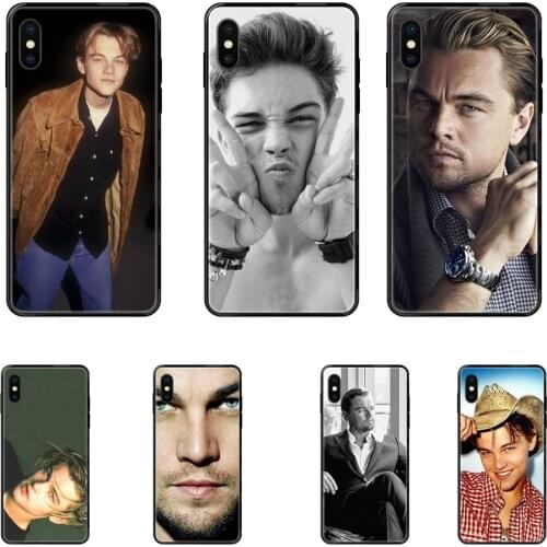 Leonardo Dicaprio Black Soft TPU Cell Phone Cases Unexpensive For iPhone 11 12 Pro 5 5S SE 5C 6 6S 7 8 X XR XS Plus Max