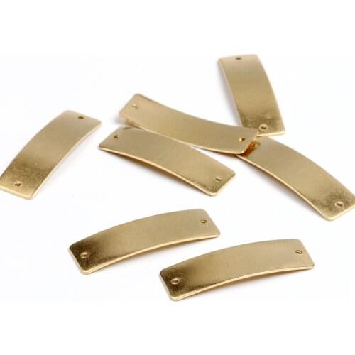 Brass Geometric Charms, Raw Brass Earrings Findings,Raw Brass Pendant,Square Shaped Earrings Brass Charm,27x8mm,RB1148