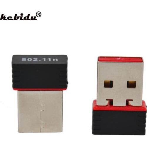 Kebidu 5pcs USB 2.0 WiFi Receiver Wireless 150Mbps Network LAN Card Adapter Mini 150M 802.11 n/g/b Ralink MT7601