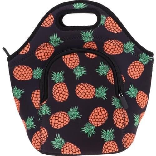 Neoprene Lunch Tote Thick Reusable Insulated Thermal Carry Case Handbags Tote