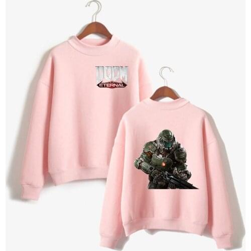 New Doom Eternal Harajuku Funny Hoodies men Vintage Korean Style Sweatshirt Fashion Streetwear Hoody Female