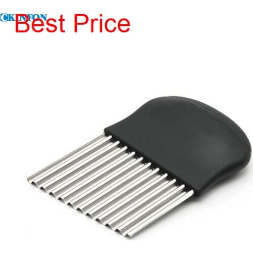 300Pcs/Lot KC1002 Manually Slicers Multifunction Cut French Fries Ripple Wave Kitchen Knives Cut Potatoes Slicing Knife