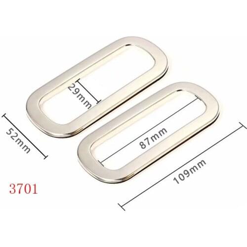 Gold Metal Purse Eyelets Rectangle purse handles 109 * 52mm