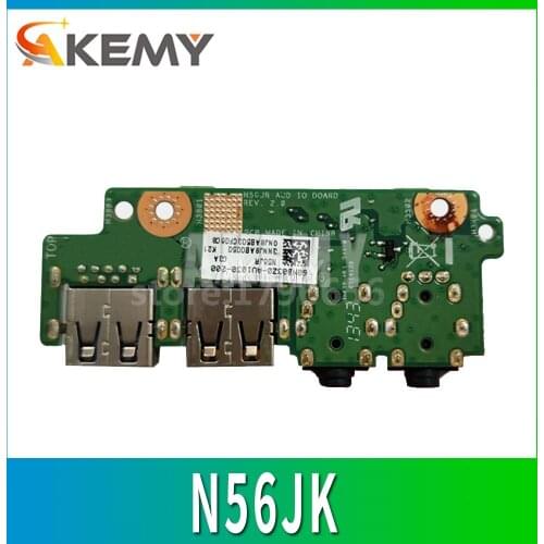 Reader Board For ASUS N56 N56V N56VJ N56VM N56VB N56VZ N56J N56JR N56JN N56JK Laptop Audio USB IO Board Interface Sound Card