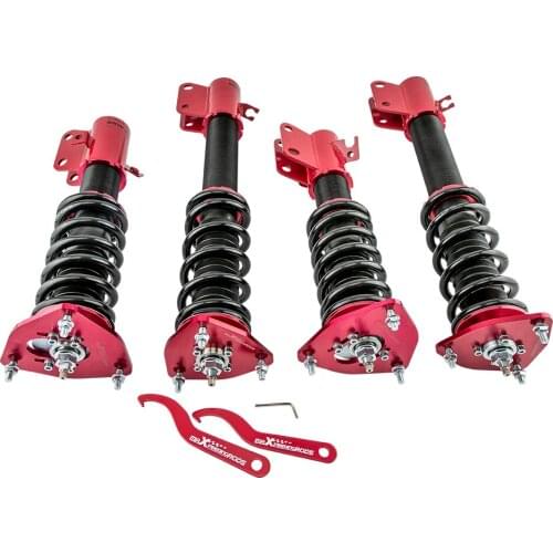 24-Ways Adjustable Damper Coilover Spring Shock for Subaru Impreza GDA GDB WRX 2002-2007 Adjustable Height Spring Struts