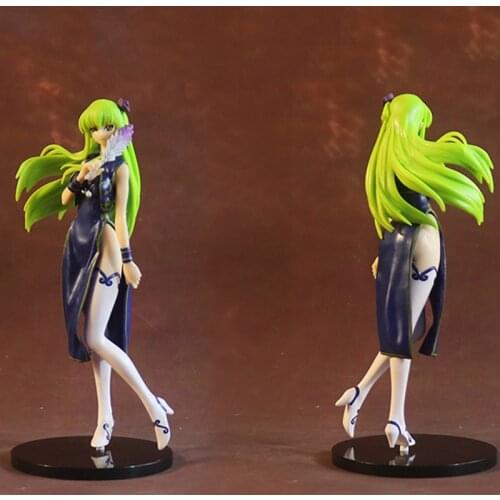 Japan Anime CODE GEASS Lelouch of The Rebellion C.C. Sexy Driving Suit Ver. Native PVC Action Figure 19cm Collectible Mode Toys