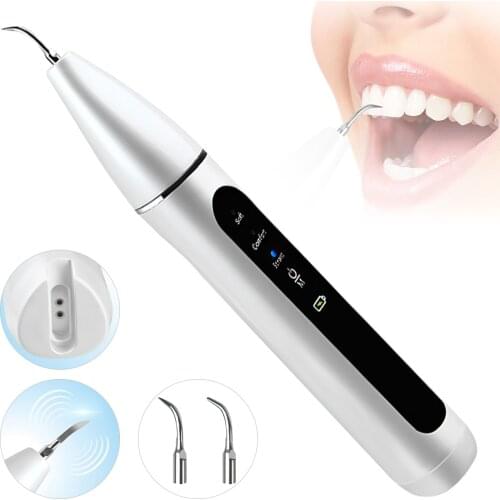 Home Ultrasonic Calculus Remover Dental Scaling Electric Portable Scaler Sonic Smoke Stains Tartar Plaque Dental instrument