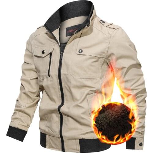 2020 Military Jacket Men Spring Autumn Cotton Windbreaker Pilot Coat Army Mens Bomber Jackets Cargo Flight Jacket Male Clothes