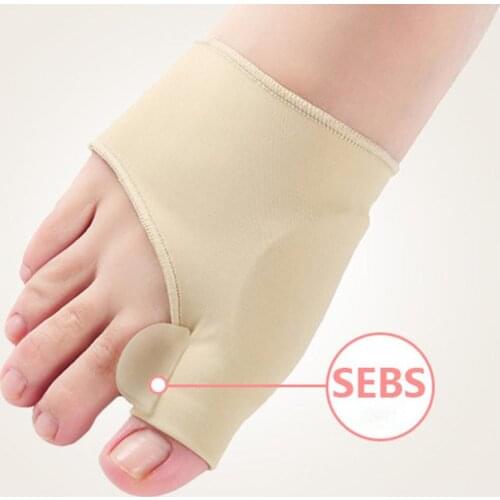 1Pair=2pcs Big Toe Hallux Valgus Corrector Orthotics Feet Care Bone Thumb Adjuster Correction Pedicure Socks Bunion Straightener