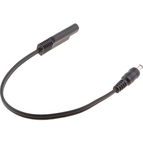 10 inch SAE Connection to DC COAX Jack Adapter for Automotive Connector, 18AWG Cable