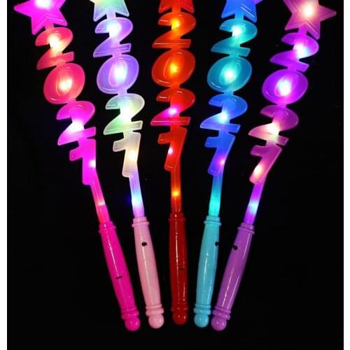 2021 flashing stick led new of the ox luminous stick New Years Day Christmas party gift toy whilesale