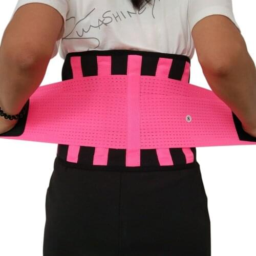 2021 Sports Training Sweat Belt Neoprene Waist Support Fitness Lumber Support Women Waist Trimmer Belt Slimming and Waist Straps