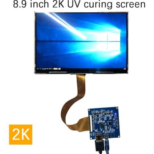 8.9 inch 2560*1600 2K Monitor LCD Screen for Aida64 CPU GPU Computer System Sub Display Projector UV Curing SLA DLP 3D Printer