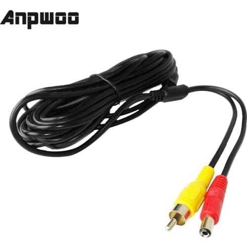 ANPWOO CCTV RCA Video Cable 5M 10M 20M 2IN1 DC in Video/Audio out Extension Cable For Analog Security Camera DVR System
