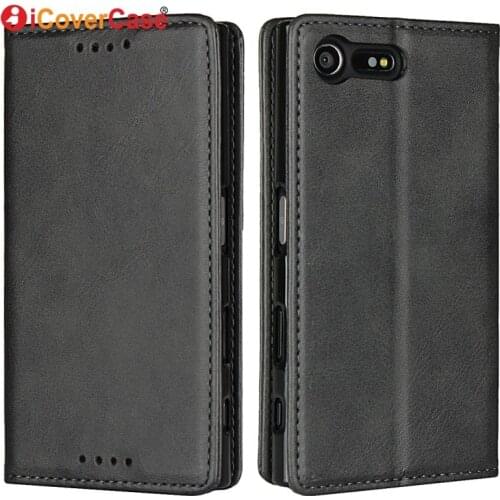 Cases Cover For Sony Xperia X Compact Magnetic Flip Leather Wallet Phone Cases Accessory for Sony X Compact Coque Funda Hoesjes