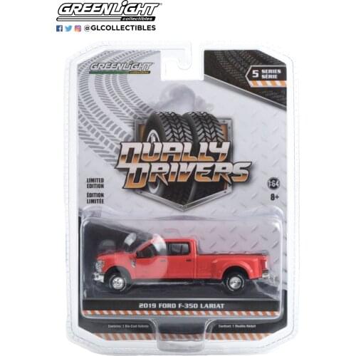 GreenLight 1:64 2019 FORD F-350 LARIAT 46050 Metal Diecast Alloy toy cars Model Vehicles For Children Boys gift hot