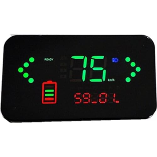 Chinese Electric motorcycle Instrument Zuma N1 refitted LED Screen Speed Dajiang LCD 48v 60v 72v