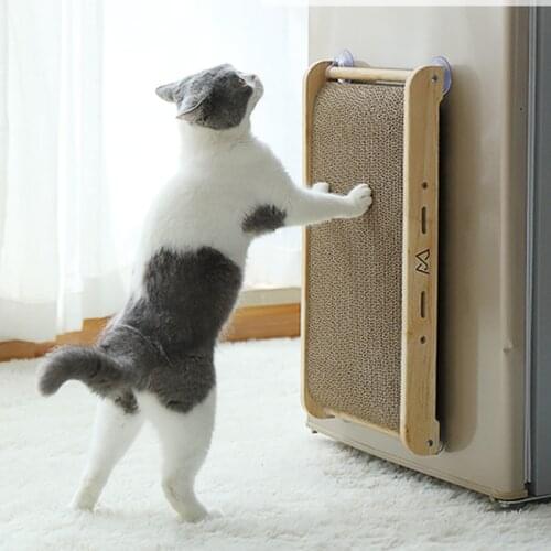 Kitten Scratch Board Cat Scratcher Pad Cat Claws Care Toy Pet Training Kitten Climbing Scratching corrugated paper mat HW076