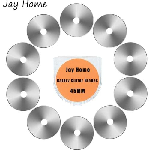 45MM Stainless Steel Rotary Cutter Blades for 45mm Rotary Cutter Blades Refill Cutting Tools for Fabric Quilting Sewing Supplies